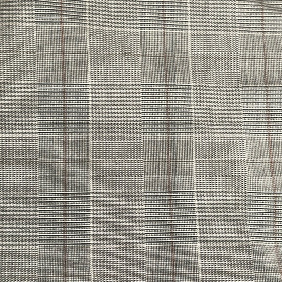 Alia Vintage Gray Plaid Back Zipper Lined Stretch Pencil Skirt Size 14 - Picture 4 of 5